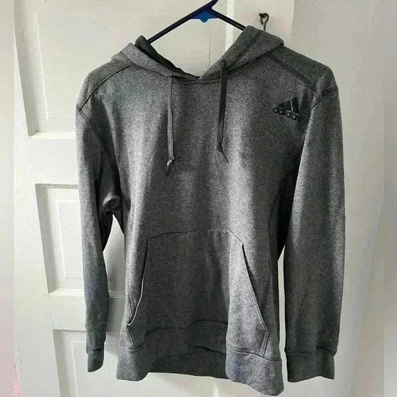 Adidas gray pullover hoodie, women's size medium - Picture 1 of 4